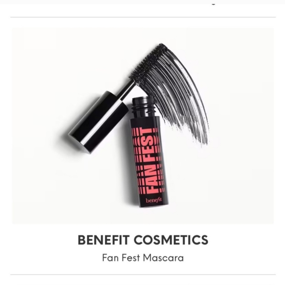 Benefit Cosmetics Fanfest Mascara Travel Mini Size .1oz Hyper Black New Unopened